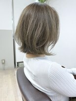 オウル(Owll) 【Owll】大人オリーブベージュカラー レイヤーウルフ