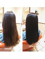 ネオリーブチノ 登戸店(Neolive cino)&nbsp;髪質改善酸熱TR 超音波ハホニコラメラメTR 暗髪