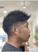 ツーブロックフロントジェット