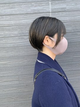 琉月 枝松店 くびれショート×ハイライト×オリーブグレージュ