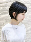 【morio札幌】札幌ショート　大人かわいい黒髪ショートボブ
