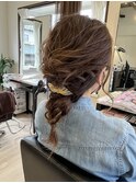 《見附 今町》お呼ばれヘアセット 編みおろし