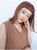 ベビーバング/外ハネボブ/ペールベージュ/髪質改善/TOKIO/20代