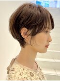 似合わせカット×ぱっつん前髪×アースカラー