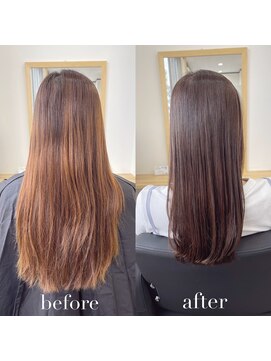 リアン 四条大宮店(Lien) 『髪質改善』カラーエステ（白髪染め、グレイカラー対応）