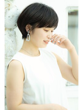 ロンド レグリーズ 立川(Lond leglise) 【山方　直也】マッシュショート×ペールベージュ×耳かけ×小顔