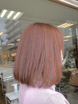 ヘアメイク 想倶楽部 ピンクカラー