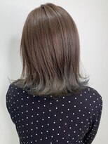 ソヨン いわき店(SOYON)&nbsp;毛先カラーがポイント★外ハネミディ