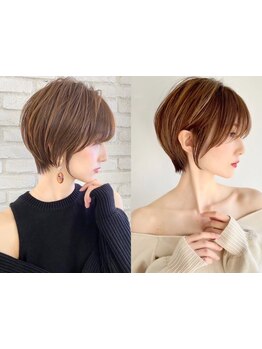 【小顔カット＋quickケアTR.￥4800】】人気サロン『Lond』の高い技術。似合わせ×高い再現性。[名古屋]