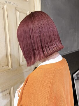 ボコカ(bococa) 青みピンク/ ピンクボブ/ピンクベージュ