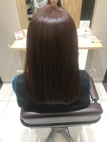 アニュー 北浦和店(ANEW)&nbsp;《髪質改善》ピンク系カラー×ツヤ感ミディアム