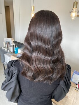 ラナ(Lana) 【Lana】美暗髪アイスブラウン　艶髪　髪質改善カラー