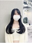 ☆髪質改善酸熱トリートメント/ブルーグレー/韓国レイヤー☆