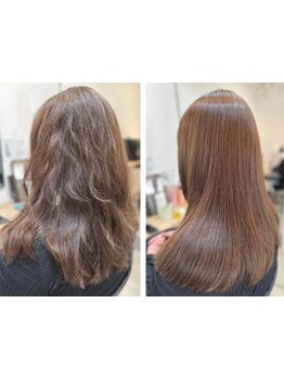 縮毛矯正の概念を覆す【髪質改善 縮毛矯正】導入！髪質に合わせた施術で癖やうねりを解消し理想の艶髪へ