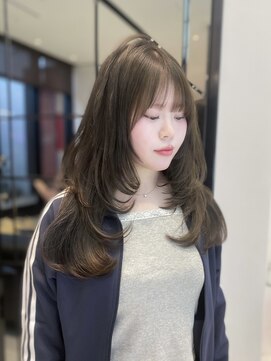 キーン 吉祥寺店(keen) #NANAKO 韓国レイヤーカット×グレージュ