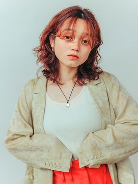 イーストハムヘッドショップ(EAST HAM head shop) 艶髪カラー/オレンジブラウン/似合わせパーマ