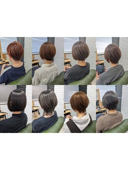 ショート初挑戦も大歓迎!!再現性の高い理想のショートスタイルをご提案致します!!