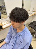 スペインカール/スパイキーショート/フェザーパーマ/守谷