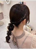 編み下ろし【心斎橋ヘアセット】/ヘアメ/心斎橋ヘアセット