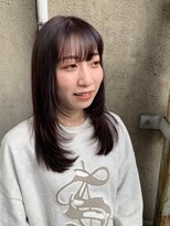 デューヘアー(due hair) 韓国風顔周りレイヤースタイル/ワンカールでも可愛く