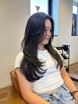 ノラキチジョウジ(NORA KICHIJOJI) #レイヤーカット#レイヤー#顔まわりレイヤー#カーテンバング