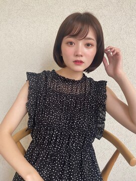 ガーデン オオタカノモリ(garden otakanomori) 20代30代40代/大人かわいい内巻きボブ/簡単スタイリング