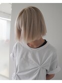 【Lomalia渋谷】馴染むハイトーン/ワンレンホワイトベージュ