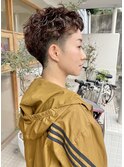 刈り上げ女子/マッシュ/ベリーショート/外国人風パーマ/無造作