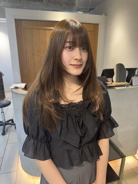 テトラ バイ ネオリーブ 横浜西口店(tetra by neolive) ブリーチなしワンカラー　オリーブベージュ