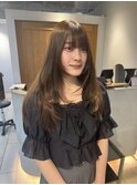 ブリーチなしワンカラー オリーブベージュ