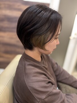 ガビーヘアルーブ(gabi hair LOOB) インナーベージュ×ショート