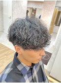 波巻きパーマ