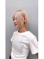 ヴァイス 新宿店(VAICE) ホワイトベージュボブ