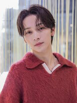 小久保styleフェザーパーマフェザーショートグレーエンドカラー
