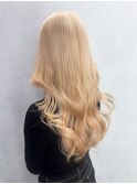 ロング顔周りレイヤー美髪韓国ヘアくびれヘア_ba551741