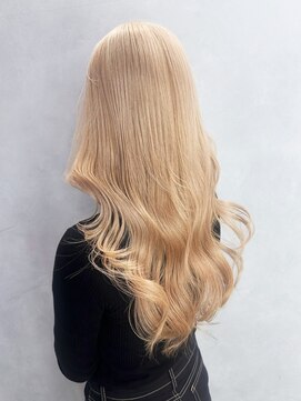 アルバム 池袋(ALBUM) ロング顔周りレイヤー美髪韓国ヘアくびれヘア_ba551741