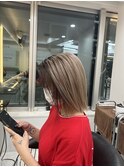 フェイスフレーミング/ローライト/レイヤーボブ/髪質改善