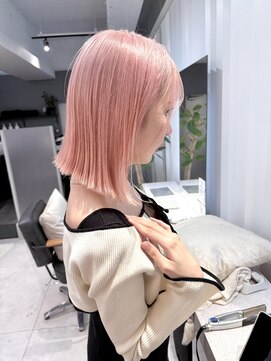 リノバイアクネ(lino by ACNE) 韓国っぽピンクボブ