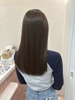 エウ(eu)&nbsp;ナチュラル縮毛矯正／寒色ブラウン