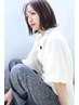 プラチナ縮毛矯正＋カット+アディクシーカラー￥14400