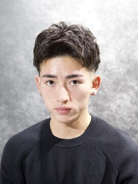 テクト バイアッシュ 吉祥寺店(Tect by Ash) 刈り上げテーパーフェード短髪アップバングショートヘア