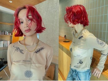 チクロヘアー(Ticro hair)の写真/【透明感×個性のハイトーンカラー】定評のある高いカラー技術と絶妙なセンスで"カワイイ"を創る