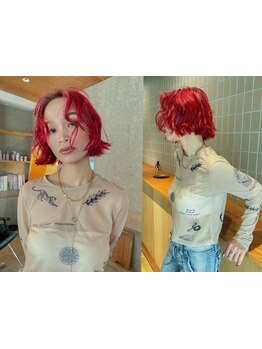 【透明感×個性のハイトーンカラー】定評のある高いカラー技術と絶妙なセンスで"カワイイ"を創る