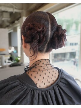 ジーレ(jiire) ヘアセット　ツインアレンジ