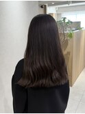 顔周りカット小顔似合わせカット ブラウンベージュ