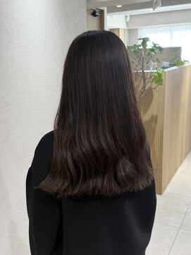 ニカ ボーテ(Nika beaute) 顔周りカット小顔似合わせカット ブラウンベージュ