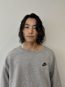 メンズボブパーマ