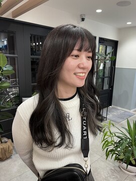 お仕事でも隠せるインナーカラー☆《西新店》