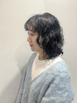 ウクラ バイ レシッド 池袋(uchla by rcid) ミディアムレイヤー☆レイヤーパーマ☆ウェーブパーマ
