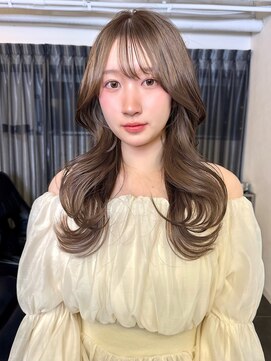 アテナ(ATENA) 【直樹】グレージュカラー/透明感カラー/髪質改善/韓国ヘア